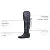image:imageGLOBALWIN Womens Cowboy Western Fashion Over The Knee Thigh High Cowgirl Boots Low Heel23yy08 Black