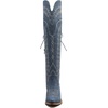 image:imageGLOBALWIN Womens Cowboy Western Fashion Over The Knee Thigh High Cowgirl Boots Low Heel23yy08 Denim Blue