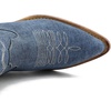 image:imageGLOBALWIN Womens Cowboy Western Fashion Over The Knee Thigh High Cowgirl Boots Low Heel23yy08 Denim Blue