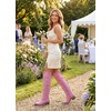 image:imageGLOBALWIN Womens Cowboy Western Fashion Over The Knee Thigh High Cowgirl Boots Low Heel23yy08 Pink