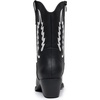image:imageGLOBALWIN Womens Cowgirl Boots Mid Calf Western Cowboy Boots For Women Comfortable Low Heel With Zipper23yy09 Black1