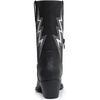 image:imageGLOBALWIN Womens Cowgirl Boots Mid Calf Western Cowboy Boots For Women Comfortable Low Heel With Zipper23yy10 Black