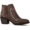 image:imageGLOBALWIN Womens Cowgirl Boots Pull On Ankle Booties21yy01 Brown2
