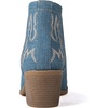 image:imageGLOBALWIN Womens Cowgirl Boots Pull On Ankle Booties21yy01 Denim