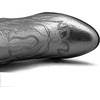 image:imageGLOBALWIN Womens Cowgirl Boots Pull On Ankle Booties21yy01 Metallic Silver