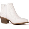 image:imageGLOBALWIN Womens Cowgirl Boots Pull On Ankle Booties21yy01 White