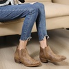 image:imageGLOBALWIN Womens Cowgirl Boots Pull On Ankle Booties25yy05 Camel