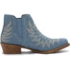 image:imageGLOBALWIN Womens Cowgirl Boots Pull On Ankle Booties25yy05 Denim Blue