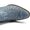 image:imageGLOBALWIN Womens Cowgirl Boots Pull On Ankle Booties25yy05 Denim Blue