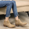 image:imageGLOBALWIN Womens Cowgirl Boots Pull On Ankle Booties25yy05 Khaki
