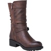 image:imageGLOBALWIN Womens Fall Fashion Biker Boots Mid Calf Boots18yy05 Brown