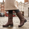 image:imageGLOBALWIN Womens Fall Fashion Biker Boots Mid Calf Boots18yy05 Brown