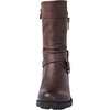 image:imageGLOBALWIN Womens Fall Fashion Biker Boots Mid Calf Boots18yy05 Brown