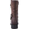 image:imageGLOBALWIN Womens Fall Fashion Biker Boots Mid Calf Boots18yy05 Brown