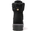 image:imageGLOBALWIN Womens Fall Winter Quilted Ankle Boots  Warm Fleece Lined Winter Booties Combat Boots For Snow and Rain NonSlip Fashion Ankle Booties1915 Black2