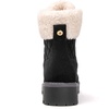 image:imageGLOBALWIN Womens Fall Winter Quilted Ankle Boots  Warm Fleece Lined Winter Booties Combat Boots For Snow and Rain NonSlip Fashion Ankle Booties1915black