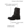image:imageGLOBALWIN Womens Fashion Low Heels Lace Up Ankle Boots22yy06 Black