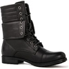 image:imageGLOBALWIN Womens Fashion Low Heels Lace Up Ankle Boots22yy06 Black