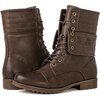 image:imageGLOBALWIN Womens Fashion Low Heels Lace Up Ankle Boots22yy06 Brown