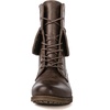 image:imageGLOBALWIN Womens Fashion Low Heels Lace Up Ankle Boots22yy06 Brown