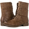 image:imageGLOBALWIN Womens Fashion Low Heels Lace Up Ankle Boots22yy06 Camel