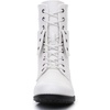 image:imageGLOBALWIN Womens Fashion Low Heels Lace Up Ankle Boots22yy06 White