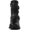 image:imageGLOBALWIN Womens Fur Booties Fashion Combat Ankle Boots For Women17yy12 Black2