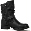 image:imageGLOBALWIN Womens Fur Booties Fashion Combat Ankle Boots For Women17yy12 Black2
