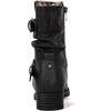 image:imageGLOBALWIN Womens Fur Booties Fashion Combat Ankle Boots For Women17yy12 Black2