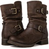 image:imageGLOBALWIN Womens Fur Booties Fashion Combat Ankle Boots For Women17yy12 Brown2
