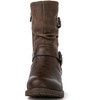 image:imageGLOBALWIN Womens Fur Booties Fashion Combat Ankle Boots For Women17yy12 Brown2