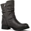 image:imageGLOBALWIN Womens Fur Booties Fashion Combat Ankle Boots For Women17yy12 Grey2