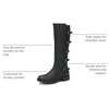 image:imageGLOBALWIN Womens Knee High Boots Horseback Riding Tall Boots For Women With Low Heel Comforable For Walking23yy17 Black