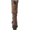 image:imageGLOBALWIN Womens Knee High Cowboy Boots  Minimalist Western Round Toe Cowgirl Boots with Comfortable Block Heel Plain Sleek Design Tall Dress Boots for Women19yy21 Camel2