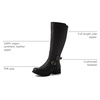 image:imageGLOBALWIN Womens Knee High Fashion Boots For Women21yy10 Black