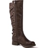 image:imageGLOBALWIN Womens Knee High Fashion Boots Riding Boots For Women21yy10 Brown2