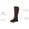 image:imageGLOBALWIN Womens Knee High Fashion Boots Riding Boots For Women21yy10 Brown2