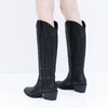 image:imageGLOBALWIN Womens Knee High Long Pointed Toe Western Cowboy Boots For Women23yy03 Black2