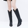 image:imageGLOBALWIN Womens Knee High Long Pointed Toe Western Cowboy Boots For Women23yy03 Black2