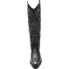 image:imageGLOBALWIN Womens Knee High Long Pointed Toe Western Cowboy Boots For Women23yy12 Brushed Silver2
