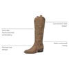 image:imageGLOBALWIN Womens Knee High Long Pointed Toe Western Cowboy Boots For Women23yy12 Camel