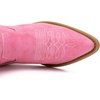 image:imageGLOBALWIN Womens Knee High Long Pointed Toe Western Cowboy Boots For Women23yy12 Pink