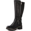 image:imageGLOBALWIN Womens KneeHigh Riding Boots Tall Fashion Boots with Chunky Low Heel amp Side Zipper Everyday Wear Casual Boots For Women19yy15 Black2