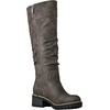 image:imageGLOBALWIN Womens KneeHigh Riding Boots Tall Fashion Boots with Chunky Low Heel amp Side Zipper Everyday Wear Casual Boots For Women19yy15 Grey