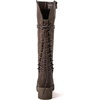 image:imageGLOBALWIN Womens Lace Up Back Knee High Fashion Boots19yy29 Brown3