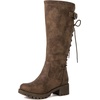 image:imageGLOBALWIN Womens Lace Up Back Knee High Fashion Boots19yy29 Camel2