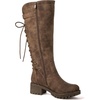 image:imageGLOBALWIN Womens Lace Up Back Knee High Fashion Boots19yy29 Camel2