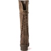 image:imageGLOBALWIN Womens Lace Up Back Knee High Fashion Boots19yy29 Camel3