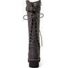 image:imageGLOBALWIN Womens Lace Up Back Knee High Fashion Boots19yy29 Grey2
