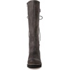 image:imageGLOBALWIN Womens Lace Up Back Knee High Fashion Boots19yy29 Grey2